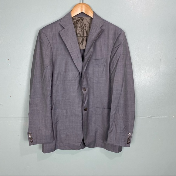 Canali Gray Kai Travel‎ Blazer Sz IT 48 , US 38 - Picture 1 of 16